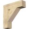 Ekena Millwork Traditional Block Rough Sawn Bracket, Douglas Fir, 6"W x 24"D x 24"H BKT06X24X24TRA05RDF - alternate 1